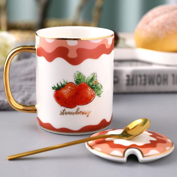 mugs ceramic tea with lid & spoon breakfast milk coffee drinkware cup kitchen utensils wedding gift bone china strawberry design
mugs ceramic tea with lid & spoon breakfast milk coffee drinkware cup kitchen utensils wedding gift bone china strawberry design