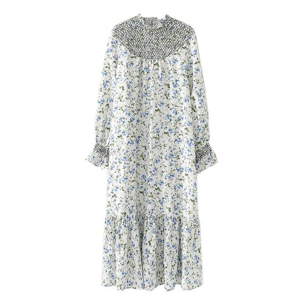 elegant floral print midi dress long sleeve straight style female dresses casual stylish chic mid calf vestidos 210430, Black;gray
elegant floral print midi dress long sleeve straight style female dresses casual stylish chic mid calf vestidos 210430, Black;gray