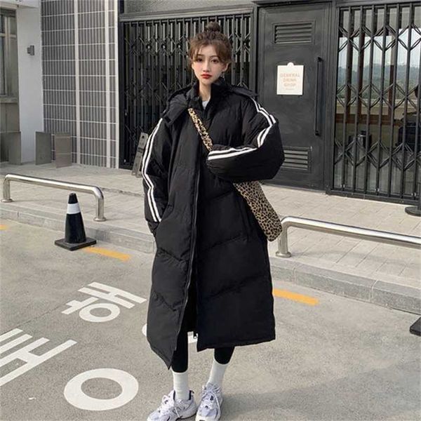winter coat women x-length puffer hood bomber basic jackets long female loose parka plus size hoodies outerwear snow wear 211216, Black
winter coat women x-length puffer hood bomber basic jackets long female loose parka plus size hoodies outerwear snow wear 211216, Black