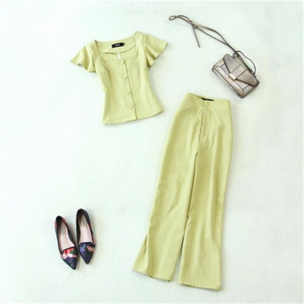 women's tracksuits fashion plaid suit female summer high-quality thin casual shirt + high waist wide leg pants two-piece set women, Gray
women's tracksuits fashion plaid suit female summer high-quality thin casual shirt + high waist wide leg pants two-piece set women, Gray