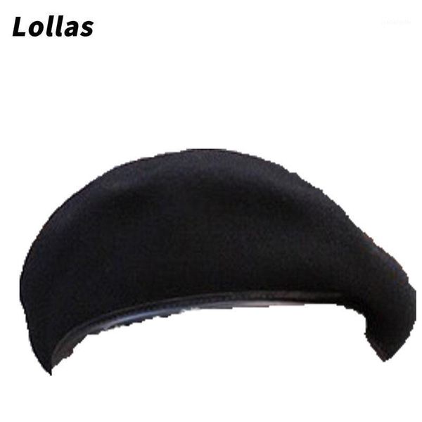 lollas fur leather edge retro beret hat women's fashion autumn and winter berets, Blue;gray 
lollas fur leather edge retro beret hat women's fashion autumn and winter berets, Blue;gray