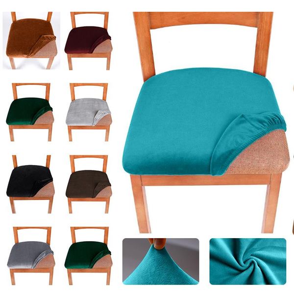 chair covers 1 piece stretch velvet fabric cover 15 colors seat cushion elastic case for dining home party decoration
chair covers 1 piece stretch velvet fabric cover 15 colors seat cushion elastic case for dining home party decoration