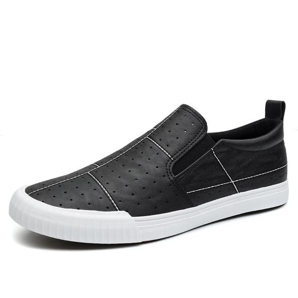 sandals spring and autumn hollow breathable leather casual shoes low-men's soft bottom surface hole mens, Black
sandals spring and autumn hollow breathable leather casual shoes low-men's soft bottom surface hole mens, Black