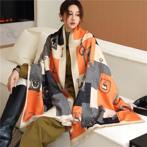 scarves 2021 cashmere pashmina winter shawl women scarf print thick warm plaid blanket travel decorate hijab wraps foulard echarpe, Blue;gray
scarves 2021 cashmere pashmina winter shawl women scarf print thick warm plaid blanket travel decorate hijab wraps foulard echarpe, Blue;gray
