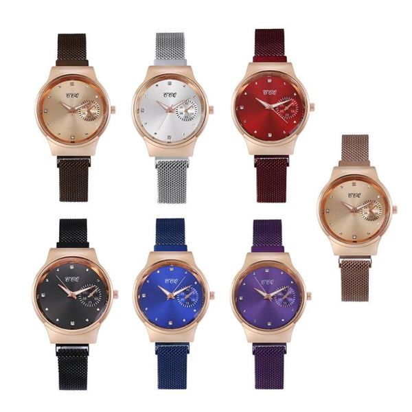 wristwatches fashion women's watches magnetic wrist quartz clock ladies watch girls elegant bracelet milan strap, Slivery;brown
wristwatches fashion women's watches magnetic wrist quartz clock ladies watch girls elegant bracelet milan strap, Slivery;brown