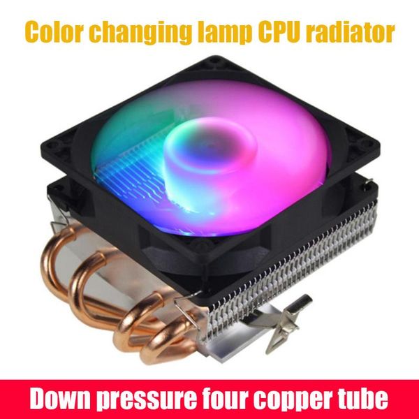 lapcooling pads cpu fan 4 copper tube heatpipe 3pin pc rgb led system radiator heatsink for 775 / 1158 1366
lapcooling pads cpu fan 4 copper tube heatpipe 3pin pc rgb led system radiator heatsink for 775 / 1158 1366