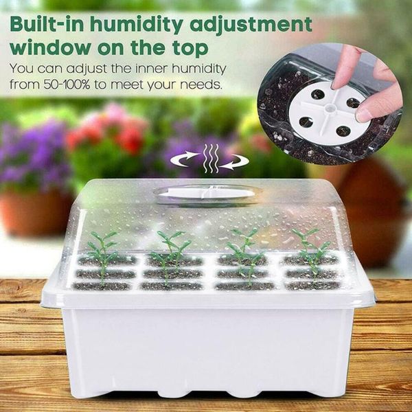 planters & pots seed growth box nursery pot plant grow 12 hole grows seedling starter garden yard tray
planters & pots seed growth box nursery pot plant grow 12 hole grows seedling starter garden yard tray