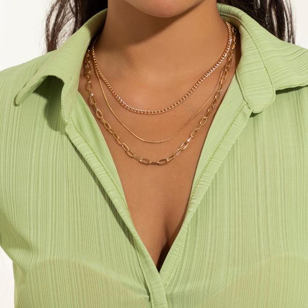 chains punk multi layer metal chain choker necklace for women men fashion thin snake short clavicle collier hip hop jewelry, Silver
chains punk multi layer metal chain choker necklace for women men fashion thin snake short clavicle collier hip hop jewelry, Silver