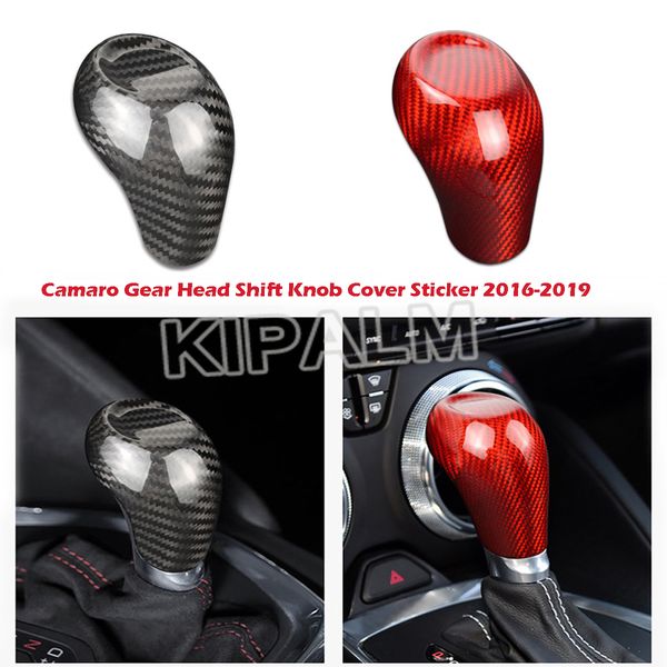 1 piece carbon fiber car gear head shift knob cover stickers interior trim accessories for chevrolet camaro 2016-2019
1 piece carbon fiber car gear head shift knob cover stickers interior trim accessories for chevrolet camaro 2016-2019