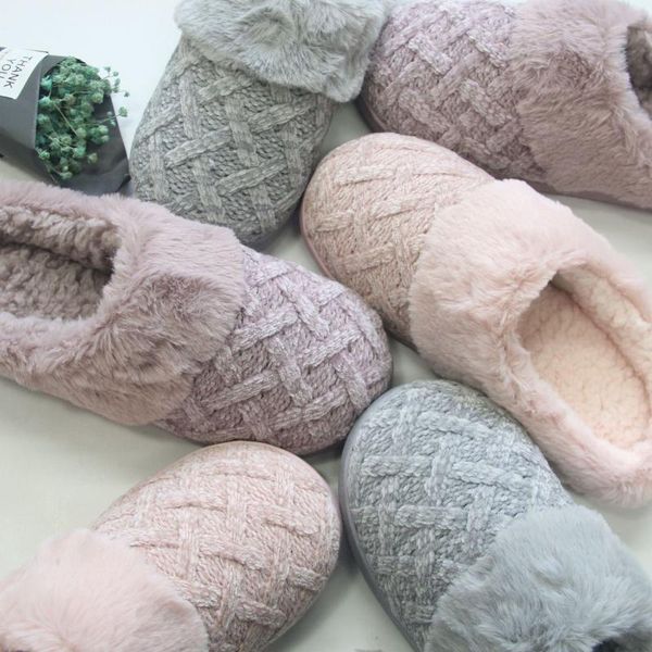 slippers women home furnishing winter knit cotton non-slip wear-resistant soft bottom fur, Black
slippers women home furnishing winter knit cotton non-slip wear-resistant soft bottom fur, Black