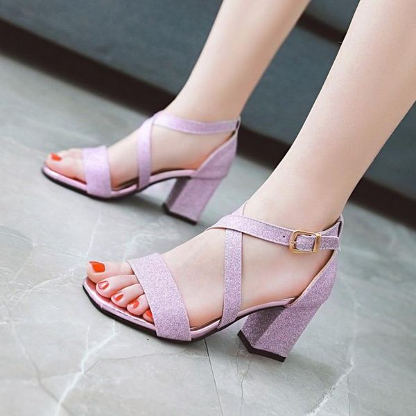 sequined wedding sandals bride cross strap square high heels women shoes gold silver 2021 summer plus size 34-43, Black
sequined wedding sandals bride cross strap square high heels women shoes gold silver 2021 summer plus size 34-43, Black