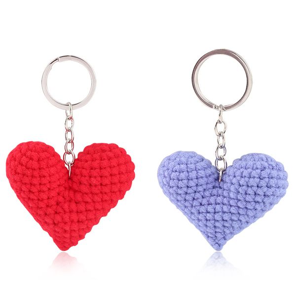 weaving heart keychain crochet key ring cute love key chains for women girls bag cars simple jewelry couple gifts, Silver
weaving heart keychain crochet key ring cute love key chains for women girls bag cars simple jewelry couple gifts, Silver