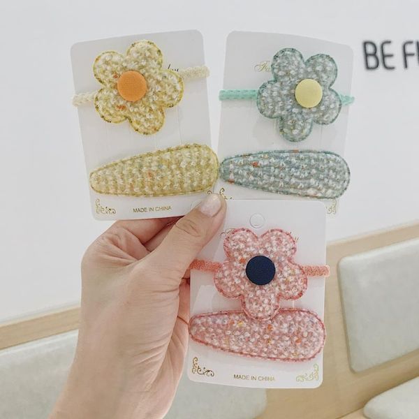 hair accessories 2pcs/set cute soft fabric flower rope for kid girls sweet bb clip barrettes set, Slivery;white
hair accessories 2pcs/set cute soft fabric flower rope for kid girls sweet bb clip barrettes set, Slivery;white