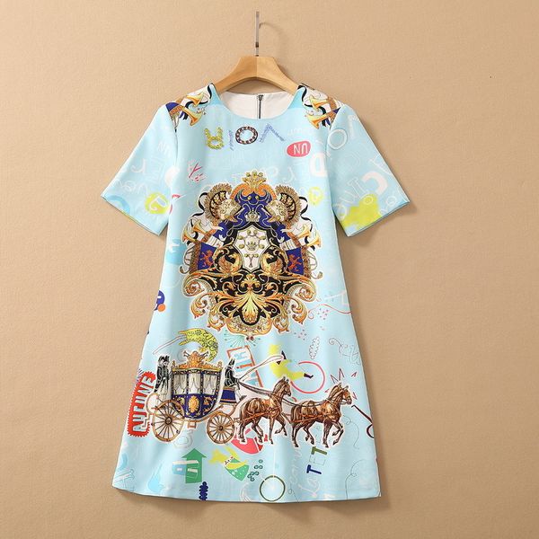 casual dresses european and american women's wear for spring short sleeved court carriage print fashion beaded dress 21jy, Black;gray
casual dresses european and american women's wear for spring short sleeved court carriage print fashion beaded dress 21jy, Black;gray