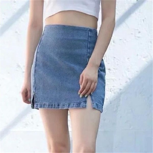 arrival summer style female fashion split solid high waists night club denim wide leg skirts, Black
arrival summer style female fashion split solid high waists night club denim wide leg skirts, Black