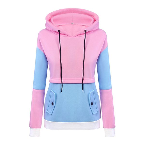 trendy iadies' sweaters autumn and winter women's pullover collage hooded sports sweaterhoodies, Black
trendy iadies' sweaters autumn and winter women's pullover collage hooded sports sweaterhoodies, Black