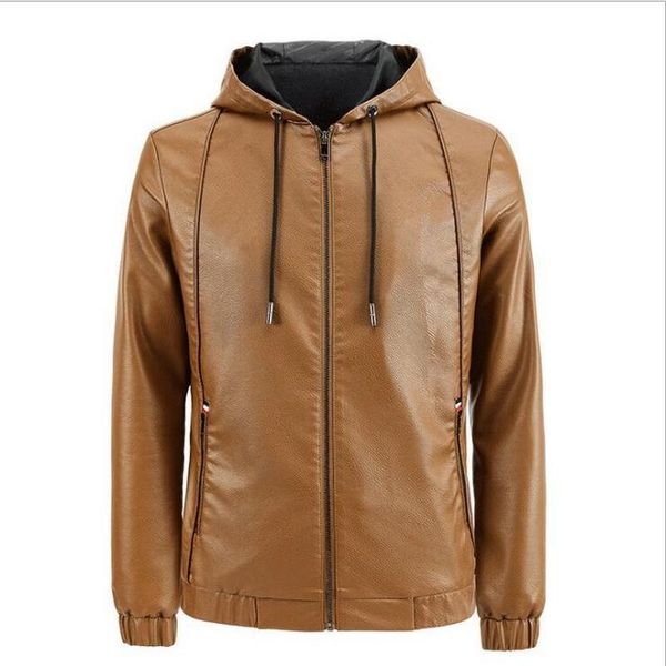 special offer autumn leather jacket men hooded motorcycle pu slim faux jackets men's fur &, Black
special offer autumn leather jacket men hooded motorcycle pu slim faux jackets men's fur &, Black