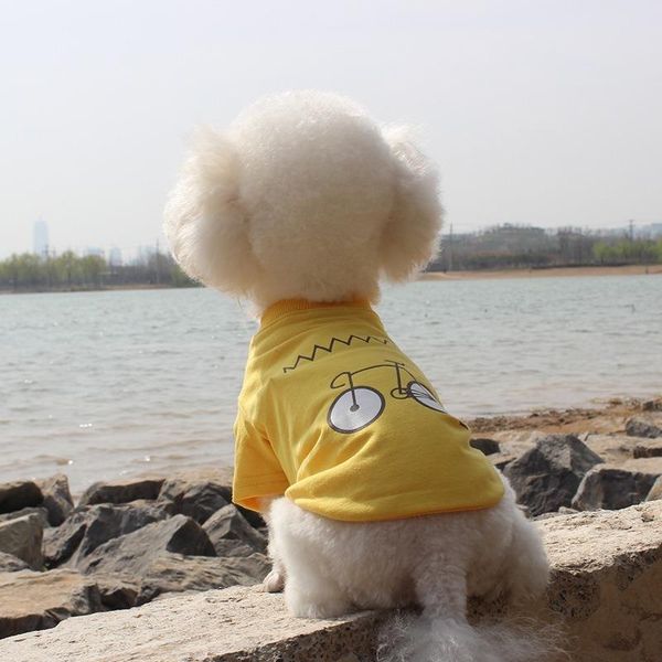 dog apparel cartoon bicycle pet clothes soft t-shirt for dogs spring autumn hoodies small yorkshire elegant yellow warm boy girl ropas
dog apparel cartoon bicycle pet clothes soft t-shirt for dogs spring autumn hoodies small yorkshire elegant yellow warm boy girl ropas