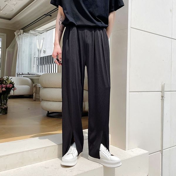 men's pants pleated fashion black beige casual men streetwear korean loose straight wide leg mens trousers m-xl k08e
men's pants pleated fashion black beige casual men streetwear korean loose straight wide leg mens trousers m-xl k08e