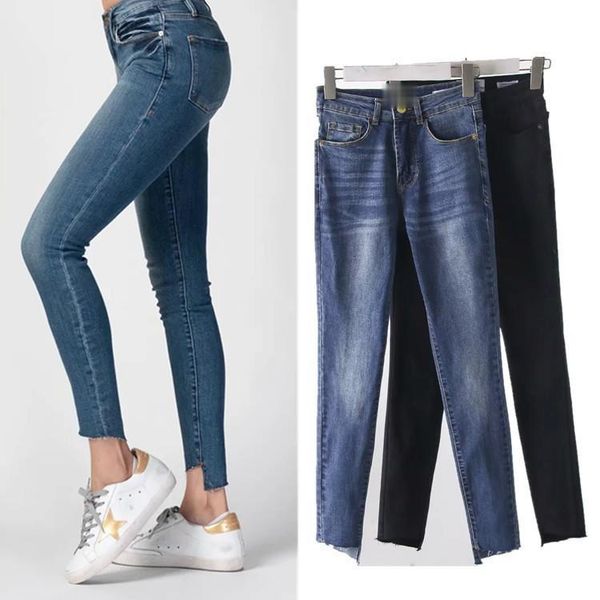 in the spring and autumn period character of irregular show thin burrs type women's waist tight jeans casual, Blue
in the spring and autumn period character of irregular show thin burrs type women's waist tight jeans casual, Blue