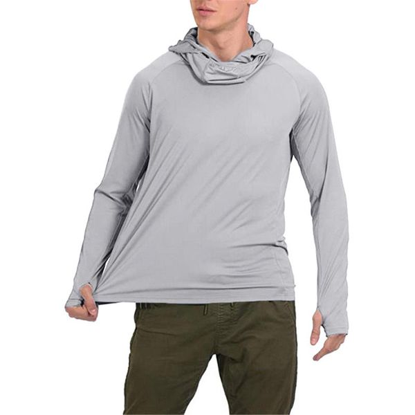 men's t-shirts summer t-shirt face mask sunscreen fishing hoodie long sleeve man solid color male t shirt bodybuilding streetwear, White;black
men's t-shirts summer t-shirt face mask sunscreen fishing hoodie long sleeve man solid color male t shirt bodybuilding streetwear, White;black