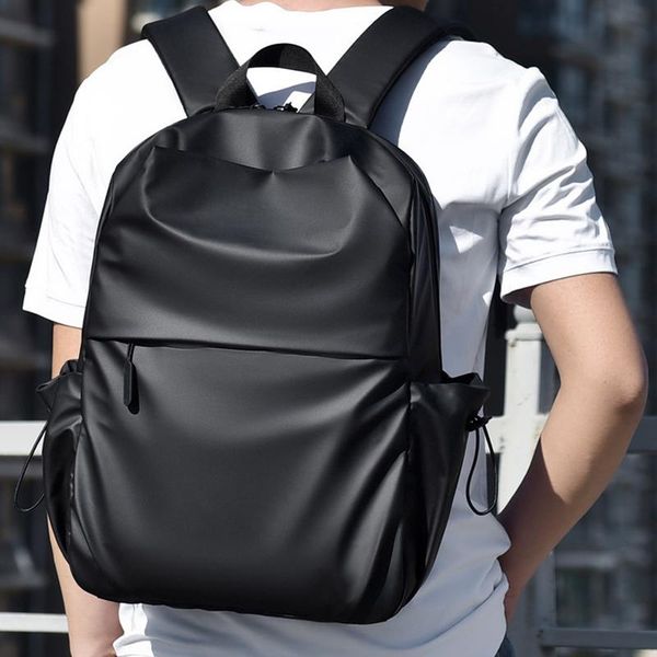 backpack 2021 men's fashion trend simple solid color travel 14-inch lapbag waterproof casual female
backpack 2021 men's fashion trend simple solid color travel 14-inch lapbag waterproof casual female