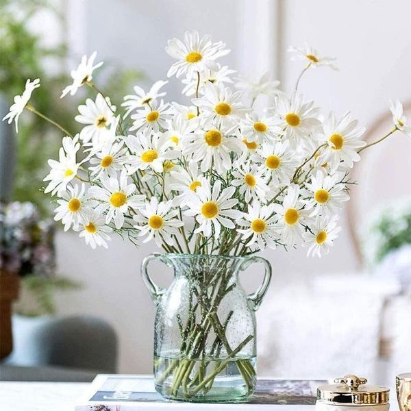 decorative flowers & wreaths 5pcs artificial daisy silk fake chamomile stamen small for wedding home table decor
decorative flowers & wreaths 5pcs artificial daisy silk fake chamomile stamen small for wedding home table decor