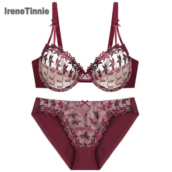 bras sets irene tinnie lingerie set womens lace embroidered translucent adjustable shoulder strap ultrathin breathable underwear, Red;black
bras sets irene tinnie lingerie set womens lace embroidered translucent adjustable shoulder strap ultrathin breathable underwear, Red;black