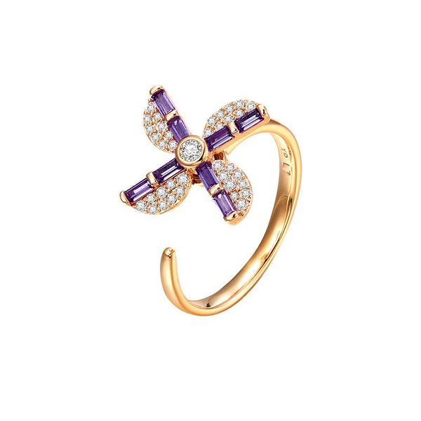 cluster rings 3 styles purple red white colorful windmill rotating open zircon ring design for women charm jewelry, Golden;silver
cluster rings 3 styles purple red white colorful windmill rotating open zircon ring design for women charm jewelry, Golden;silver