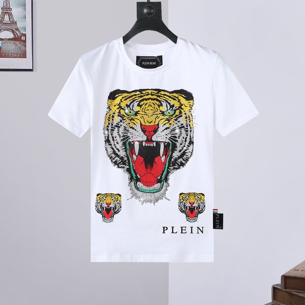 men's t-shirts round neck ss tiger and plein mens designer tshirts rhinestone skulls men t-shirt classical tees pb 16590, White;black
men's t-shirts round neck ss tiger and plein mens designer tshirts rhinestone skulls men t-shirt classical tees pb 16590, White;black