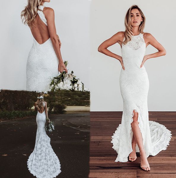 lace boho mermaid wedding dress for women bride 2021 summer autumn backless bohemian bridal gowns marriage dresses beach long vestido de noi, White
lace boho mermaid wedding dress for women bride 2021 summer autumn backless bohemian bridal gowns marriage dresses beach long vestido de noi, White