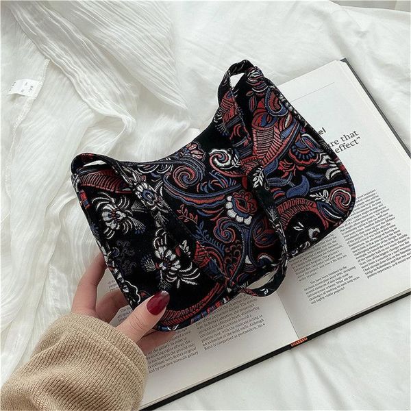 evening bags ladies handbag casual totes retro print for women 2021 fashion canvas shoulder bag designer underarm shopping bolsos
evening bags ladies handbag casual totes retro print for women 2021 fashion canvas shoulder bag designer underarm shopping bolsos