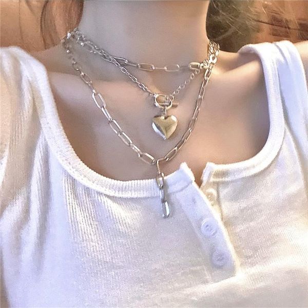 multi layer choker necklace collar statement punk love heart lasso big chunky link chain for women party jewelry chokers, Golden;silver
multi layer choker necklace collar statement punk love heart lasso big chunky link chain for women party jewelry chokers, Golden;silver