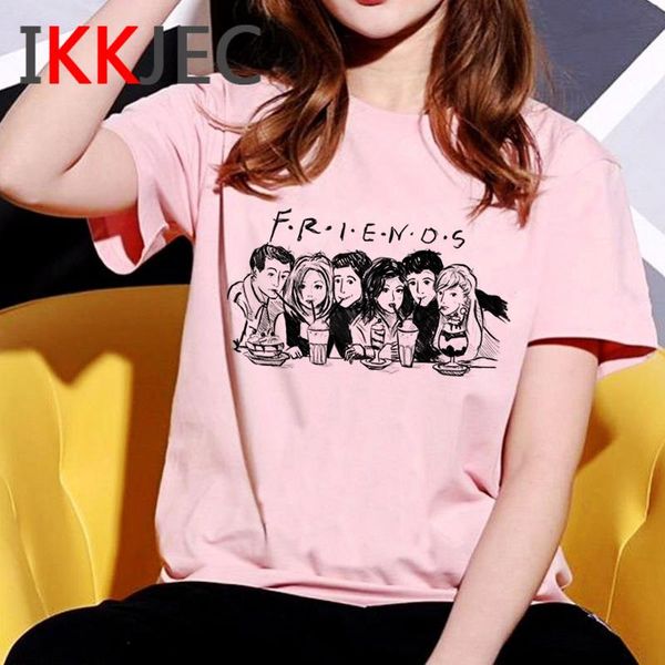 women's t-shirt friends tv show clothes female streetwear casual graphic tees women couple kawaii summer harajuku, White
women's t-shirt friends tv show clothes female streetwear casual graphic tees women couple kawaii summer harajuku, White