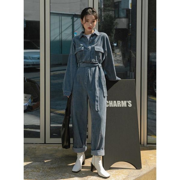 women's jumpsuits & rompers harajuku women corduroy cargo pants jumpsuit long sleeve lace up loose blue overalls autumn winter 2021, Black;white
women's jumpsuits & rompers harajuku women corduroy cargo pants jumpsuit long sleeve lace up loose blue overalls autumn winter 2021, Black;white