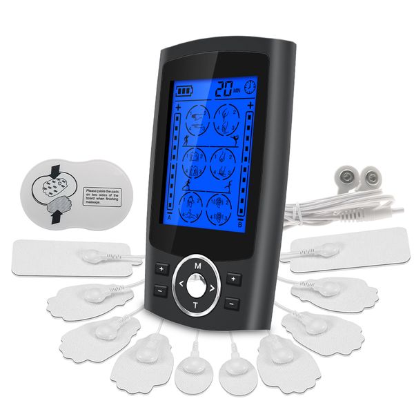 24 modes electric massageador body massager ems compex muscle stimulator tens electronic pulse meridians physiotherapy machine
24 modes electric massageador body massager ems compex muscle stimulator tens electronic pulse meridians physiotherapy machine
