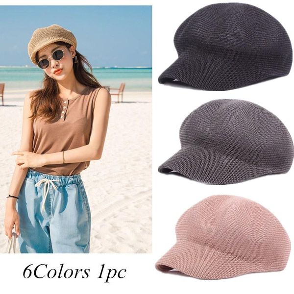 berets 6 colors drawstring breathable mesh octagonal caps tourism adjustable comfortable linum women fashion leisure, Blue;gray
berets 6 colors drawstring breathable mesh octagonal caps tourism adjustable comfortable linum women fashion leisure, Blue;gray