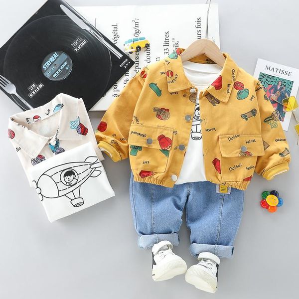 clothing sets 0-5 year spring autumn boy girl set 2021 fashion active coat+shirt+pant kid children baby toddler, White
clothing sets 0-5 year spring autumn boy girl set 2021 fashion active coat+shirt+pant kid children baby toddler, White