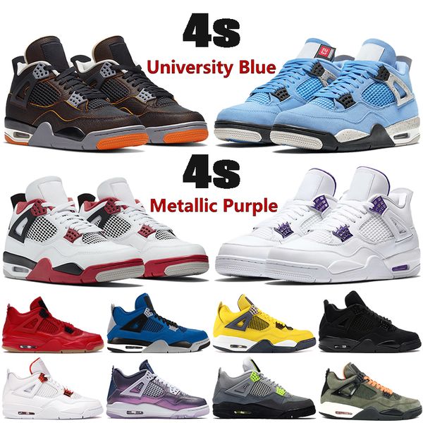 Mens 4 4s basketball shoes University blue fire red metallic purple starfish black cat paris bred undftd cactus jack men women sneakers
Mens 4 4s basketball shoes University blue fire red metallic purple starfish black cat paris bred undftd cactus jack men women sneakers