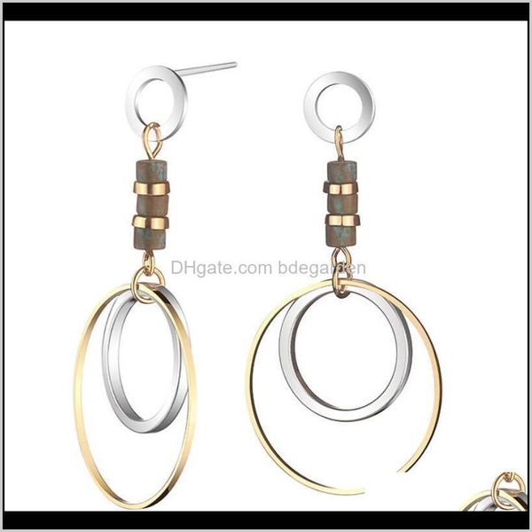 & hie drop delivery 2021 jewelry earrings natural turquoise double hoop simple geometry for women fashion of gpqhq, Golden;silver
& hie drop delivery 2021 jewelry earrings natural turquoise double hoop simple geometry for women fashion of gpqhq, Golden;silver