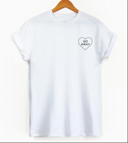 go away heart pocket women t shirt print cotton casual funny yong girl tee hipster drop ship s 234, White
go away heart pocket women t shirt print cotton casual funny yong girl tee hipster drop ship s 234, White