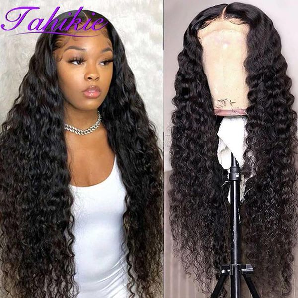 lace wigs t part wig brazilian deep wave frontal human hair for women 4x4 closure water front remy tahikie, Black;brown
lace wigs t part wig brazilian deep wave frontal human hair for women 4x4 closure water front remy tahikie, Black;brown