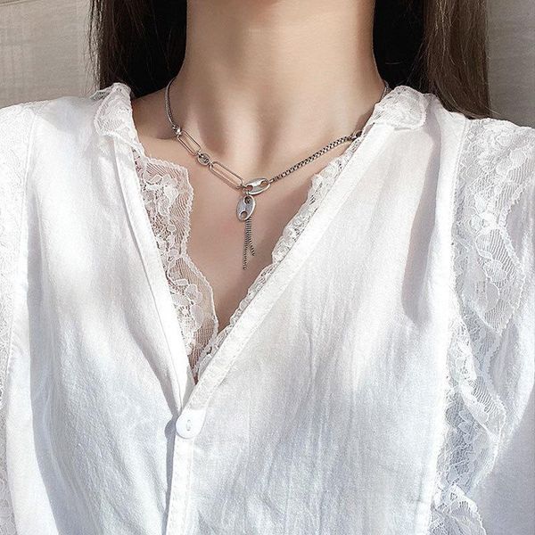 wholesale tassel pig nose jewelry simple personality fashion retro wild clavicle necklace for women feature namour charm gift pendant neckla, Silver
wholesale tassel pig nose jewelry simple personality fashion retro wild clavicle necklace for women feature namour charm gift pendant neckla, Silver