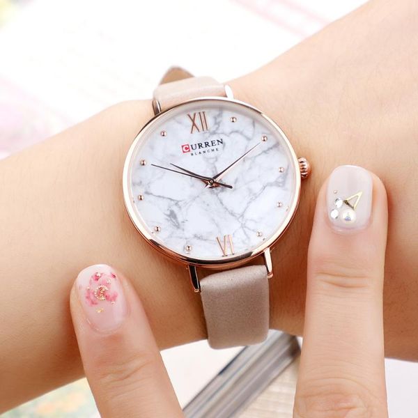 wristwatches curren creative watch women marble pattern dial fashion womens quartz watches rose gold casual ladies bayan kol saati, Slivery;brown
wristwatches curren creative watch women marble pattern dial fashion womens quartz watches rose gold casual ladies bayan kol saati, Slivery;brown