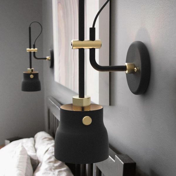 wall lamp industrial retro black / white led e27 simple modern bedroom bedside gloss lighting
wall lamp industrial retro black / white led e27 simple modern bedroom bedside gloss lighting