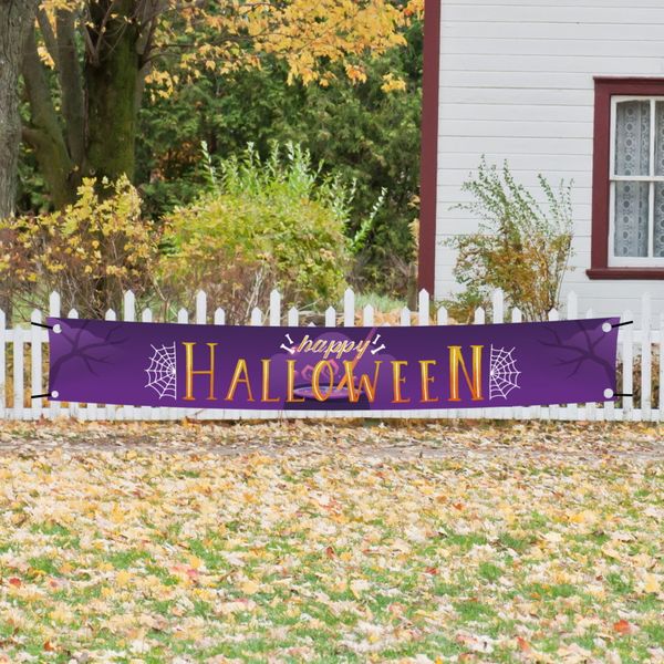 large happy halloween banner trick or treat withches sign party decor backdrop outdoor mall store bar scene layout
large happy halloween banner trick or treat withches sign party decor backdrop outdoor mall store bar scene layout