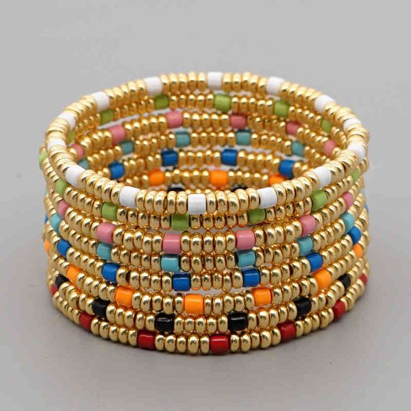 go2boho gold color beaded bracelet for women jewelry boho bracelets fashion elastic pulsera mujer moda enamel beads jewellery, Golden;silver
go2boho gold color beaded bracelet for women jewelry boho bracelets fashion elastic pulsera mujer moda enamel beads jewellery, Golden;silver
