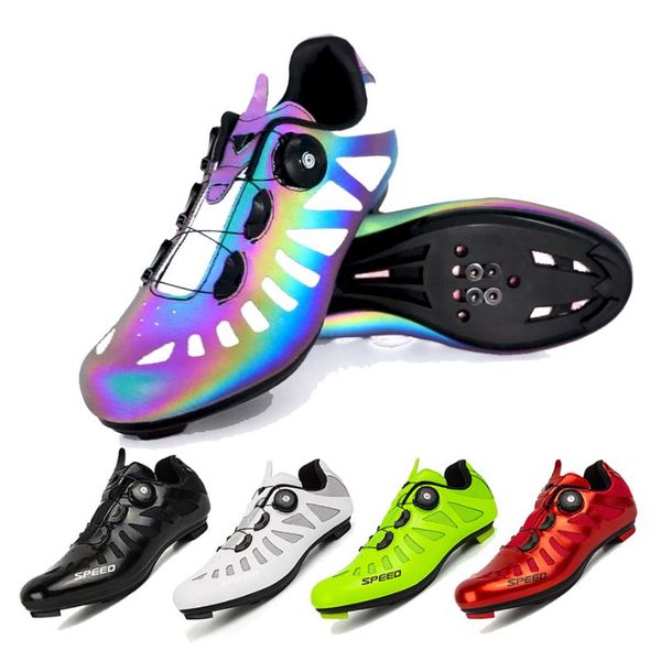 cycling footwear 2021 road shoes colorful reflective color changing professional mtb bicycle sneakers racing self-locking, Black
cycling footwear 2021 road shoes colorful reflective color changing professional mtb bicycle sneakers racing self-locking, Black