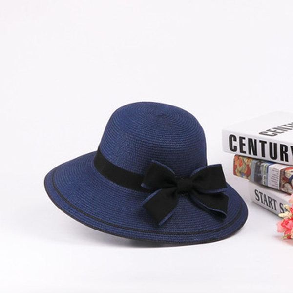 wide brim hats korean version of the woman's summer sun hat, small fresh bow beach hat outing, Blue;gray
wide brim hats korean version of the woman's summer sun hat, small fresh bow beach hat outing, Blue;gray