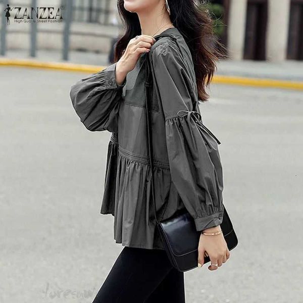 women's blouses & shirts blouses ruffle blouse spring fashion patchwork oversize s-5xl casual solid puff sleeve o-neck femi w6ym, White
women's blouses & shirts blouses ruffle blouse spring fashion patchwork oversize s-5xl casual solid puff sleeve o-neck femi w6ym, White